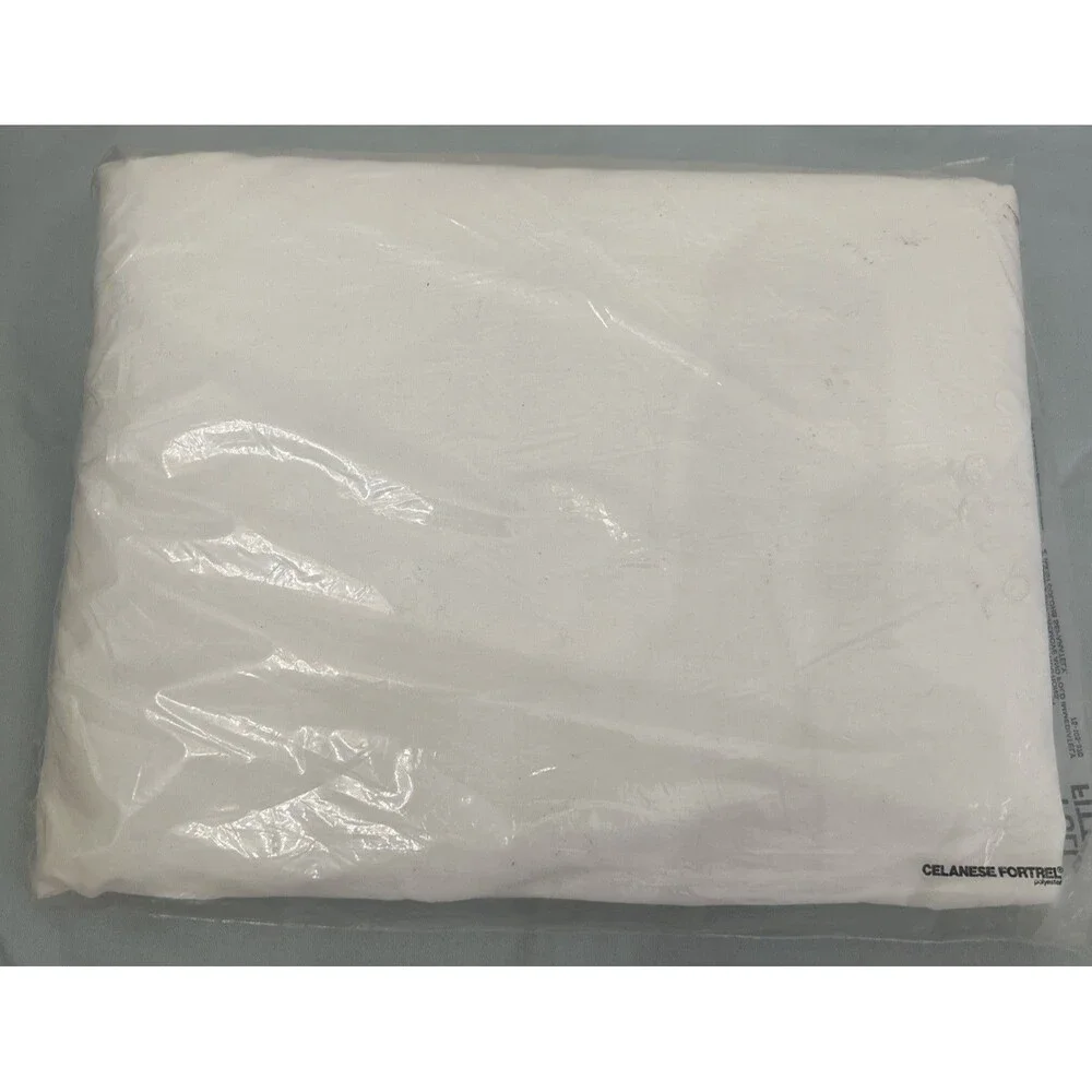 Vintage 70’s CANNON Royal Family Full Fitted Bottom White Sheet Made in USA NWT